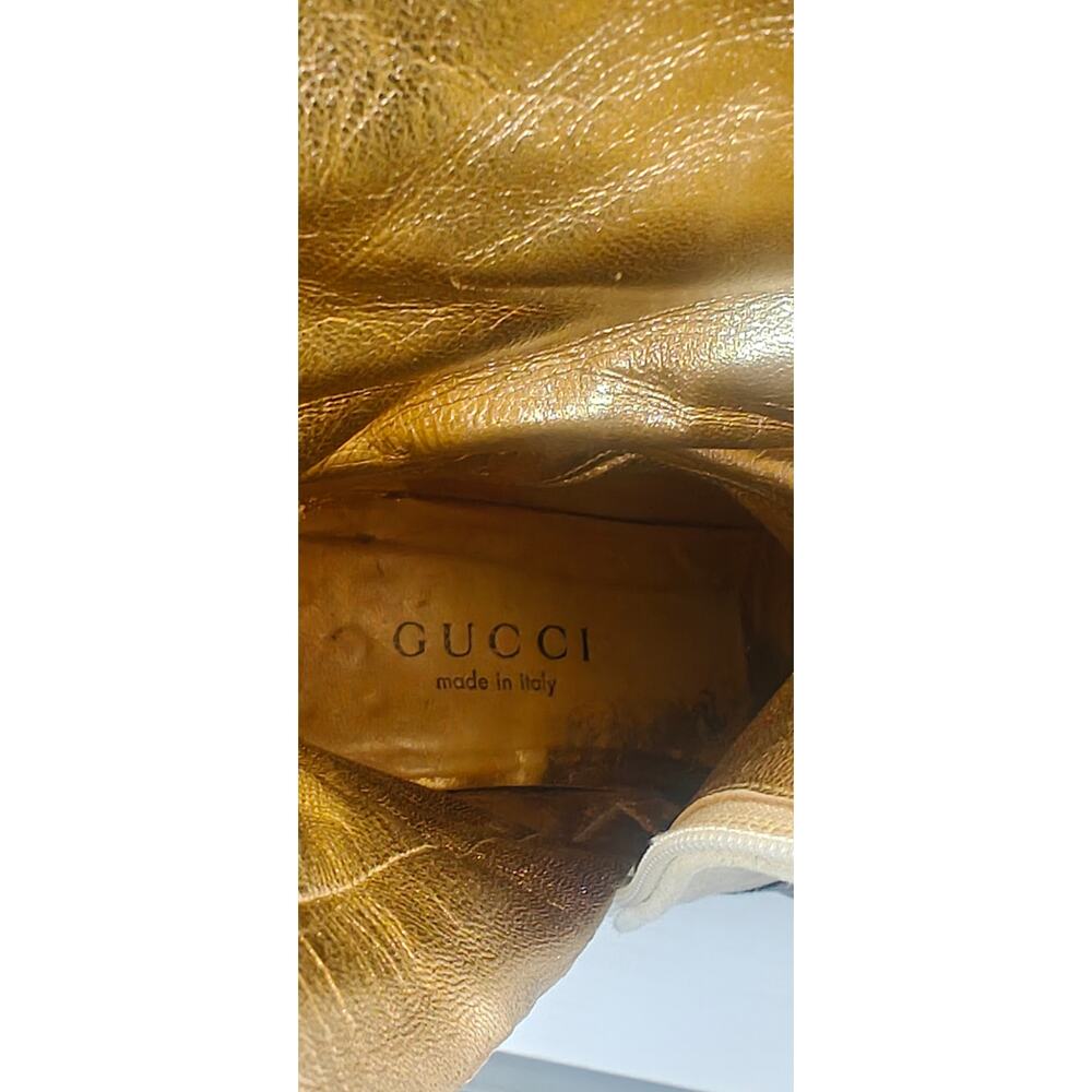 Vintage 2000 Tom Ford Gucci Suede Boots sz 37.5 - Picture 12 of 16